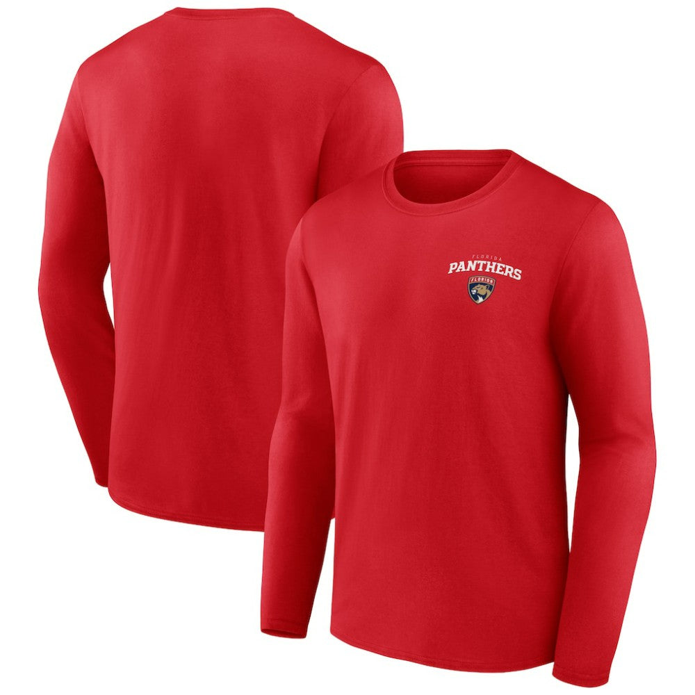 Florida Panthers Team Lockup Long Sleeve T-Shirt Discount