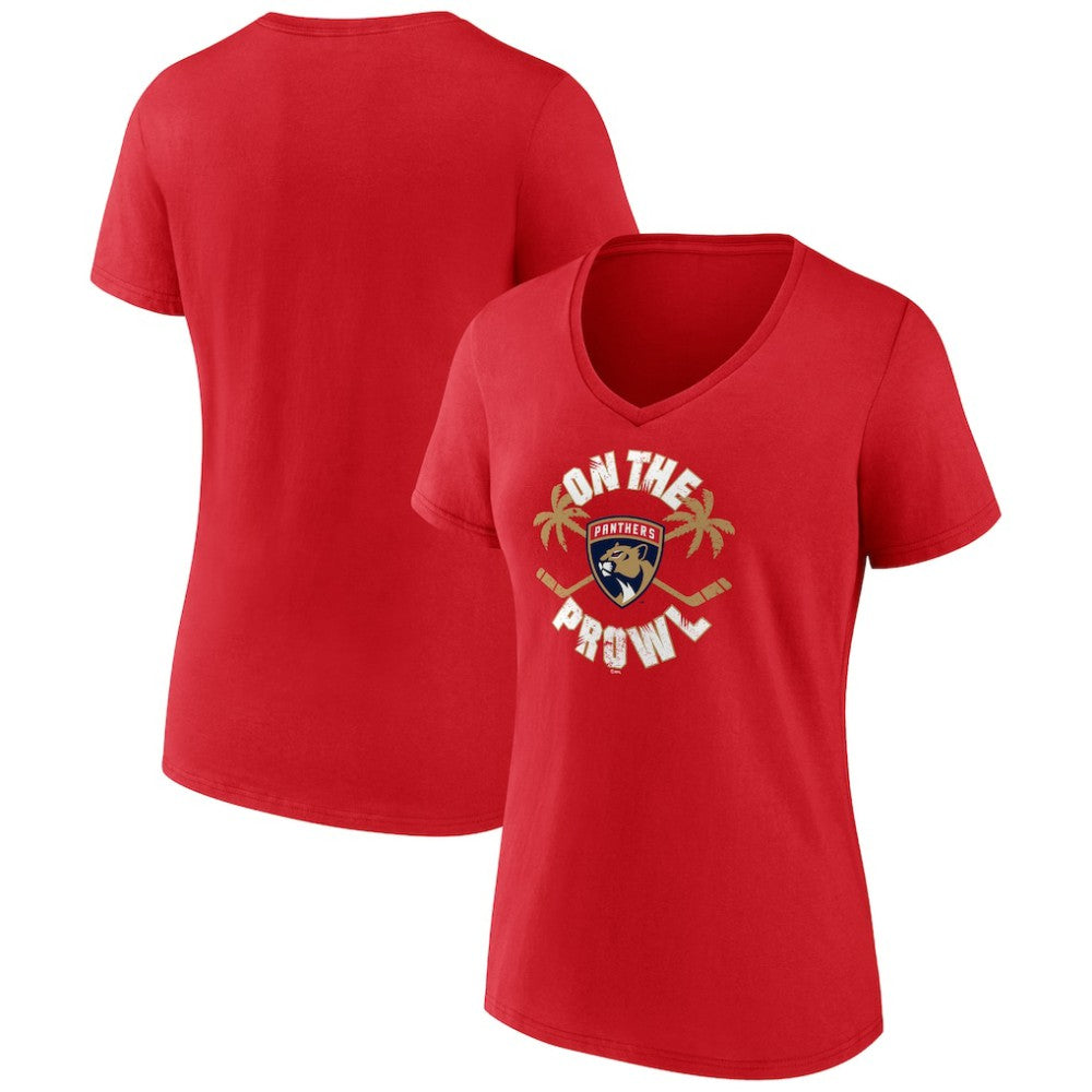 Florida Panthers Women's Active Edge V-Neck T-Shirt On Sale