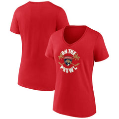 Florida Panthers Women's Active Edge V-Neck T-Shirt On Sale