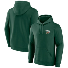 Minnesota Wild Team Lockup Pullover Hoodie On Sale
