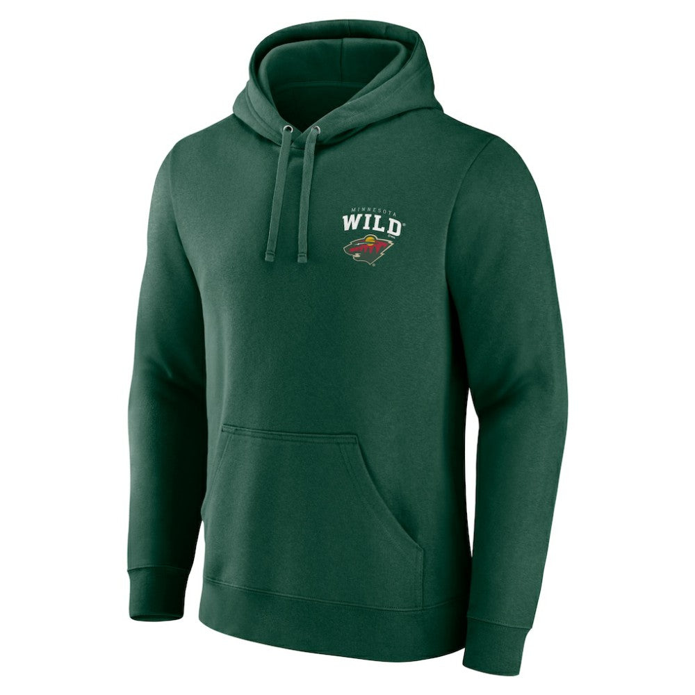 Minnesota Wild Team Lockup Pullover Hoodie On Sale