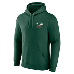 Minnesota Wild Team Lockup Pullover Hoodie On Sale