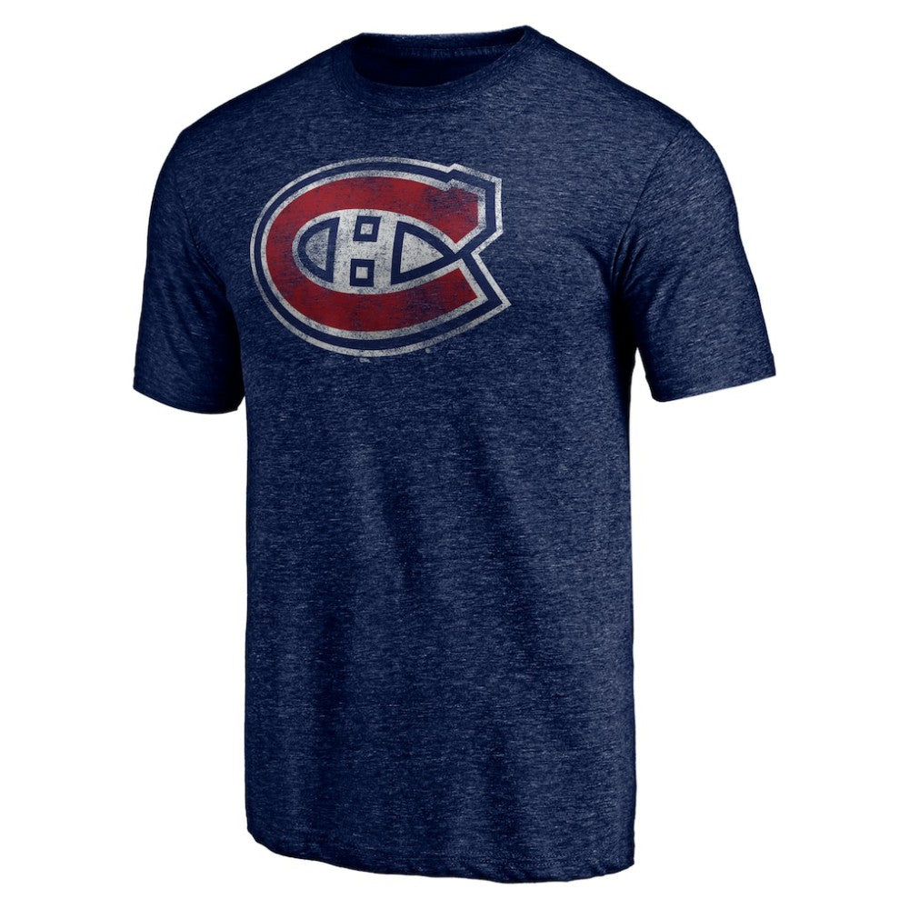 Montreal Canadiens Distressed Tri-Blend T-Shirt For Sale