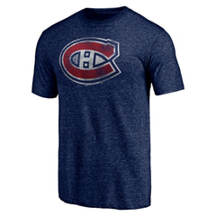 Montreal Canadiens Distressed Tri-Blend T-Shirt For Sale