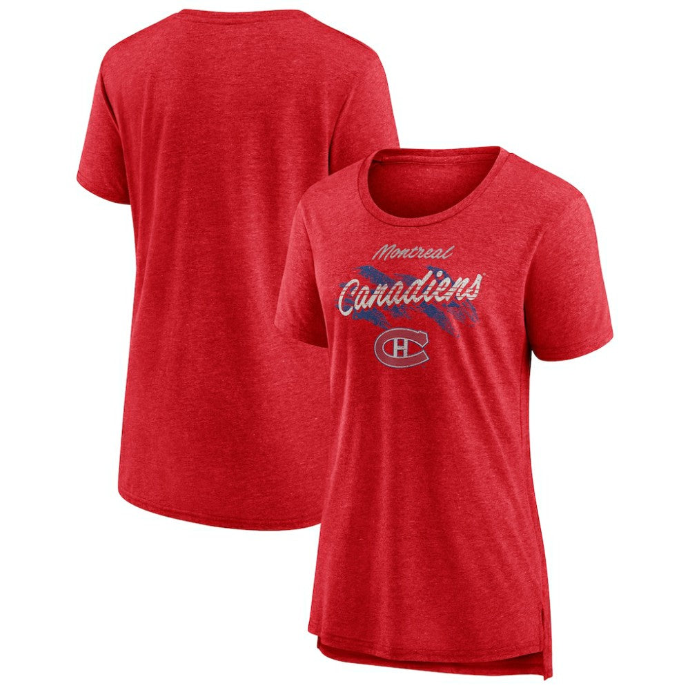 Montreal Canadiens Women's Hit the Ice Tri-Blend T-Shirt On Sale