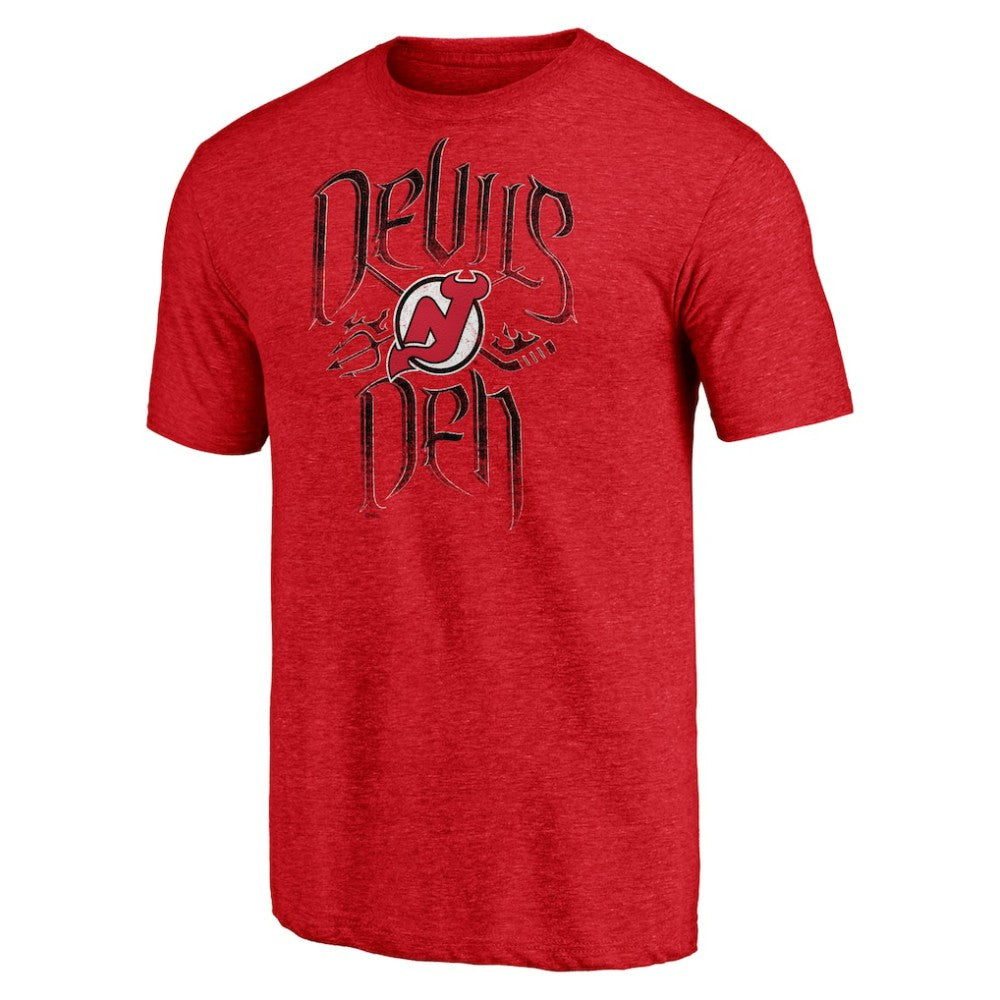 New Jersey Devils Shoot to Score Tri-Blend T-Shirt For Sale