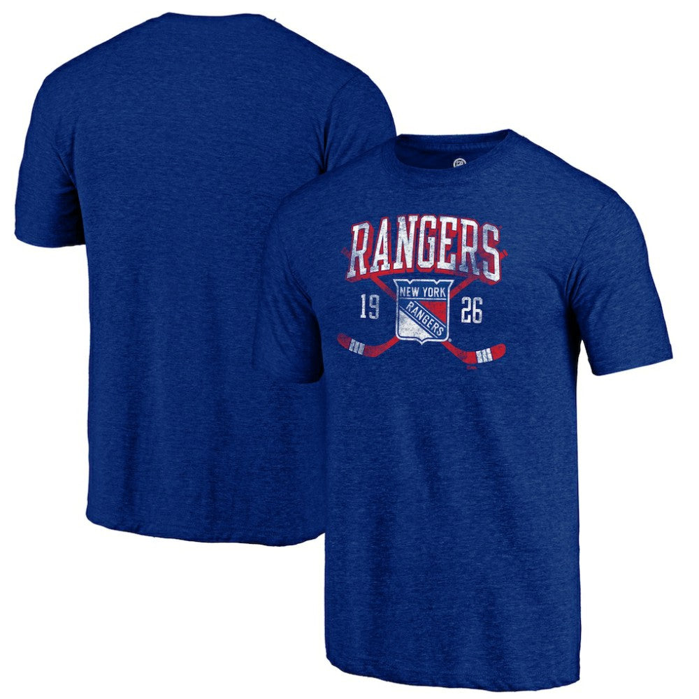 New York Rangers Line Shift Tri-Blend T-Shirt Online