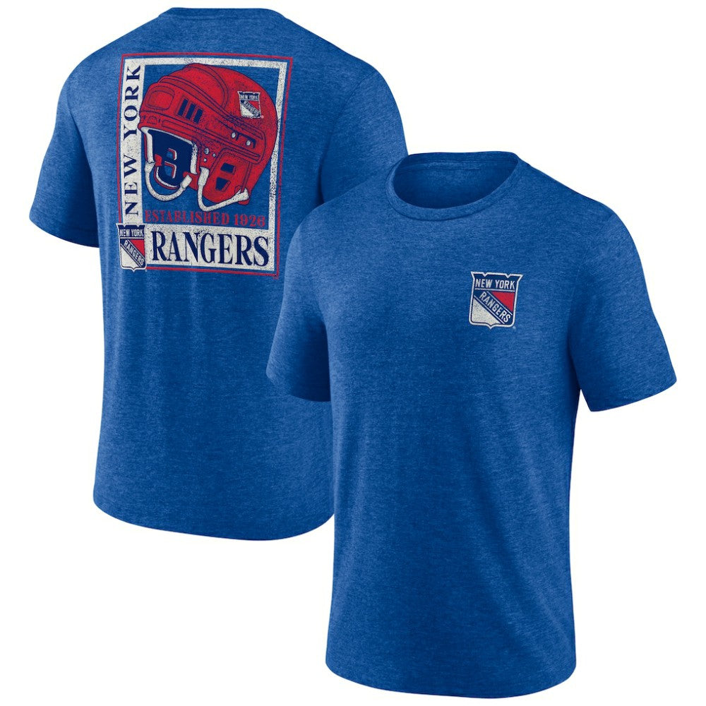New York Rangers Earnest Will Tri-Blend T-Shirt Sale