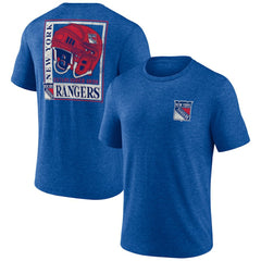 New York Rangers Earnest Will Tri-Blend T-Shirt Sale