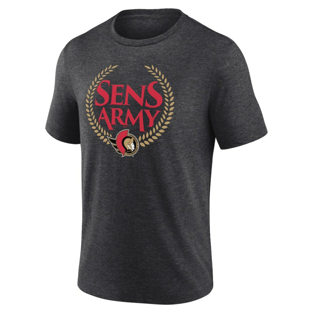 Ottawa Senators Shout Out Tri-Blend T-Shirt Outlet