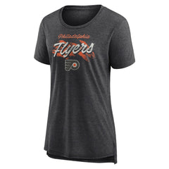 Philadelphia Flyers Women's Hit the Ice Tri-Blend T-Shirt Outlet