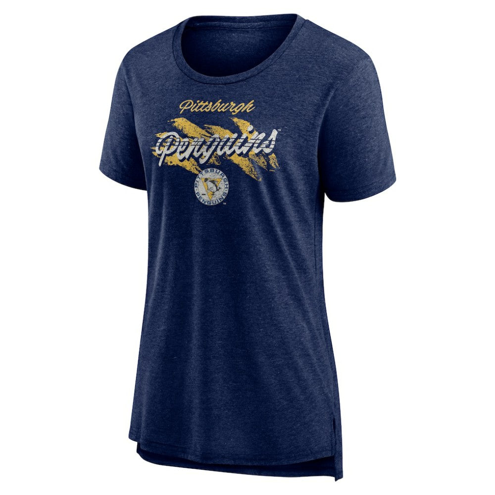 Pittsburgh Penguins Women's Hit the Ice Tri-Blend T-Shirt Discount