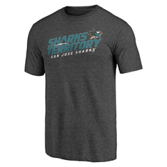 San Jose Sharks Shoot to Score Tri-Blend T-Shirt Discount