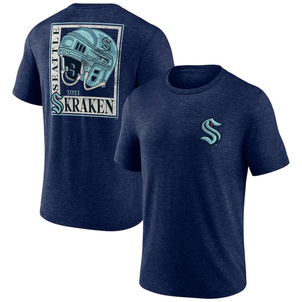 Seattle Kraken Earnest Will Tri-Blend T-Shirt For Sale