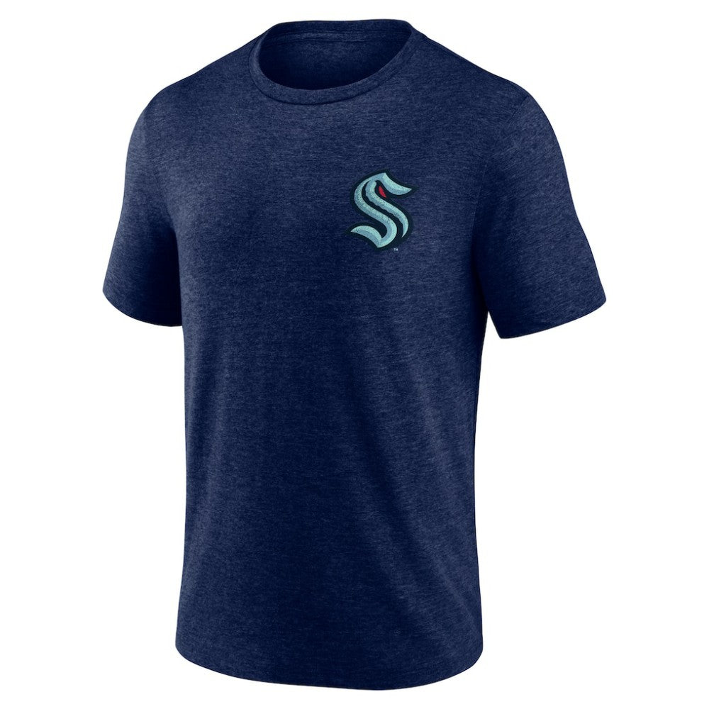 Seattle Kraken Earnest Will Tri-Blend T-Shirt For Sale