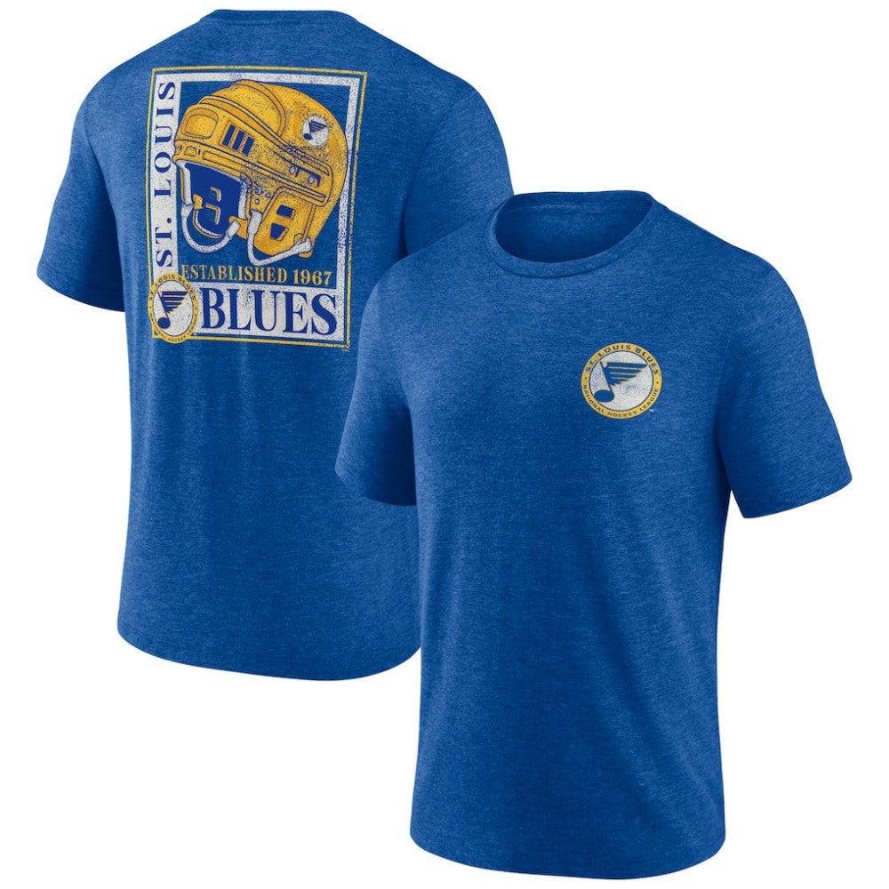 St. Louis Blues Earnest Will Tri-Blend T-Shirt Outlet