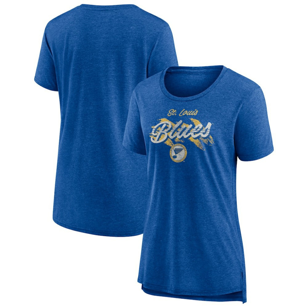 St. Louis Blues Women's Hit the Ice Tri-Blend T-Shirt On Sale