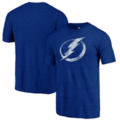 Tampa Bay Lightning Distressed Logo Tri-Blend T-Shirt Discount