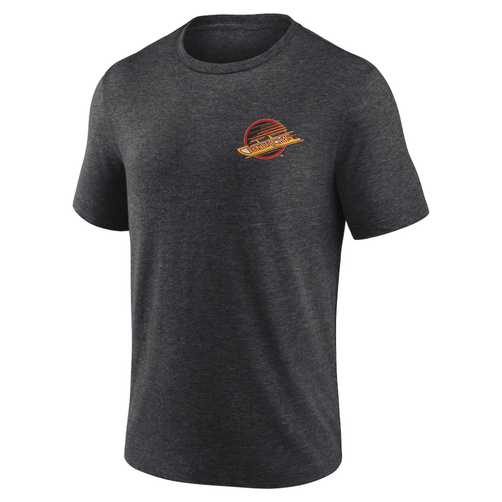 Vancouver Canucks Earnest Will Tri-Blend T-Shirt Outlet