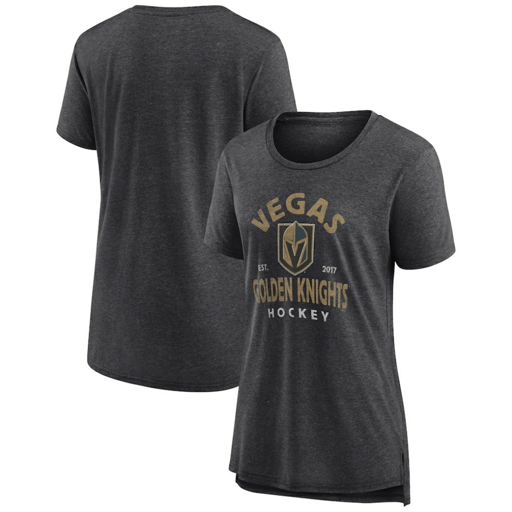 Vegas Golden Knights Women's Vintage Arch Tri-Blend T-Shirt Outlet