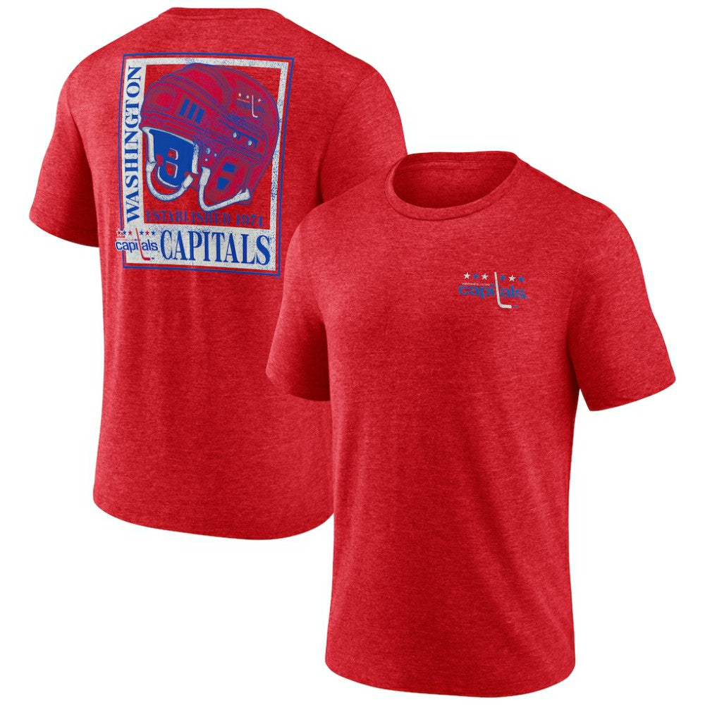 Washington Capitals Earnest Will Tri-Blend T-Shirt Discount