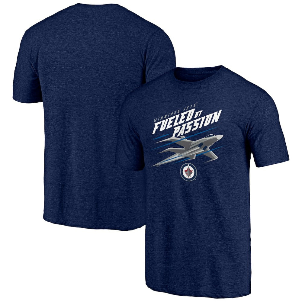 Winnipeg Jets Shoot to Score Tri-Blend T-Shirt Sale