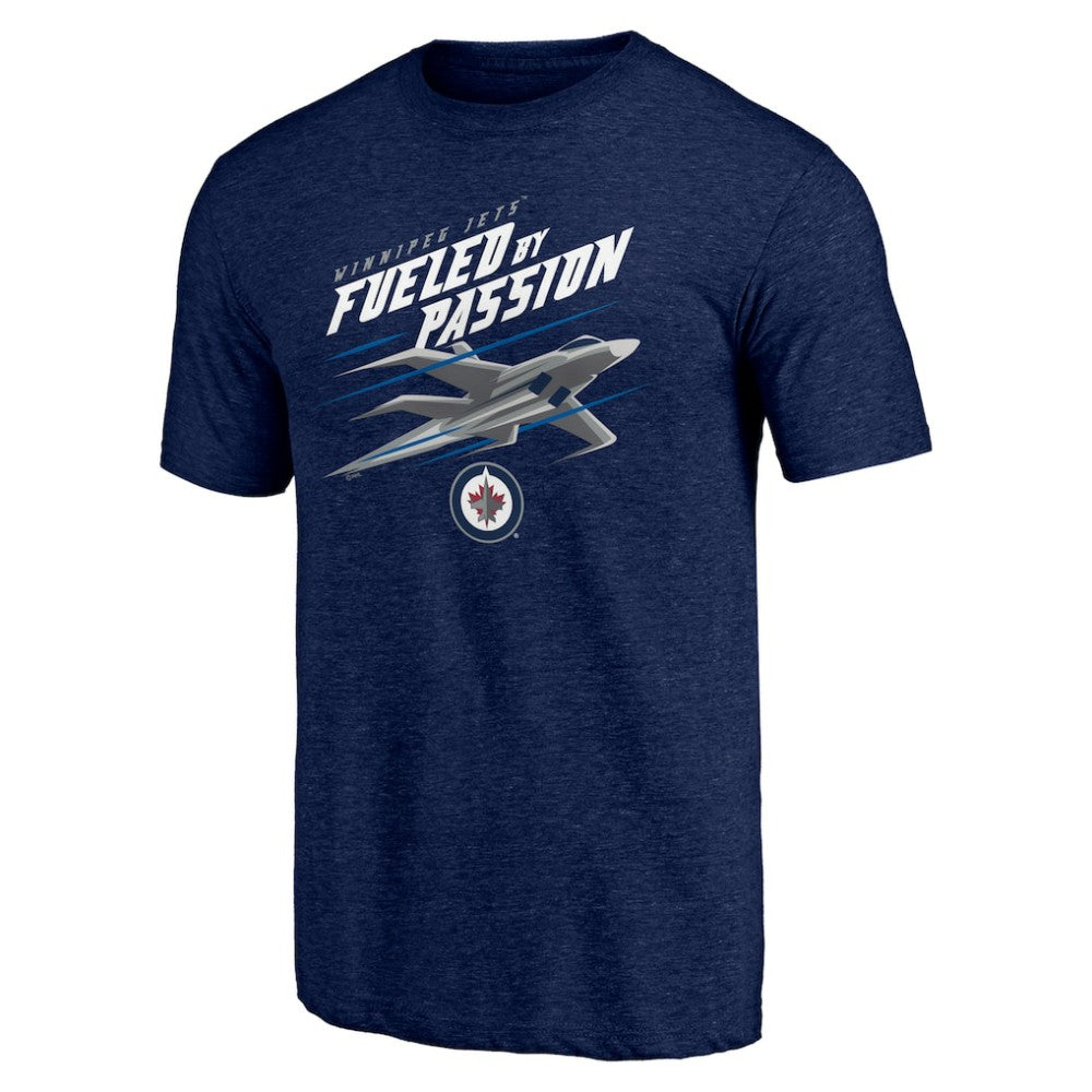 Winnipeg Jets Shoot to Score Tri-Blend T-Shirt Sale