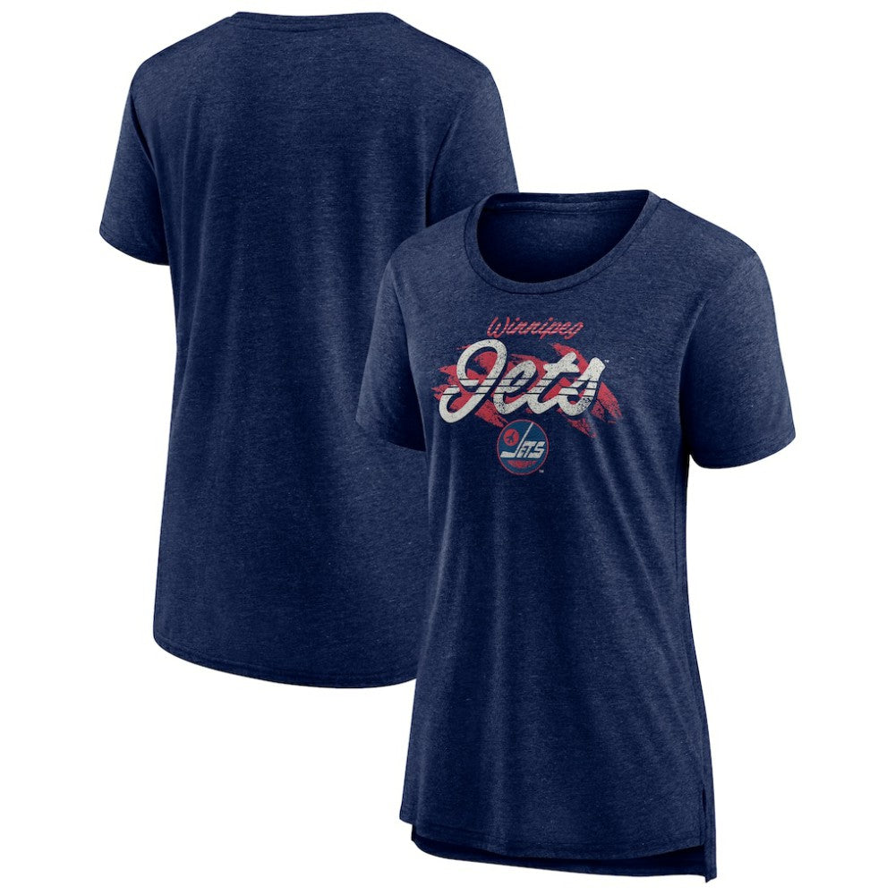 Winnipeg Jets Women's Hit the Ice Tri-Blend T-Shirt Outlet