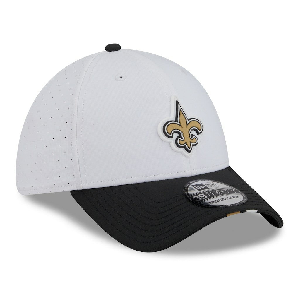 New Orleans Saints New Era 2025 NFL Training Camp 39THIRTY Flex Hat