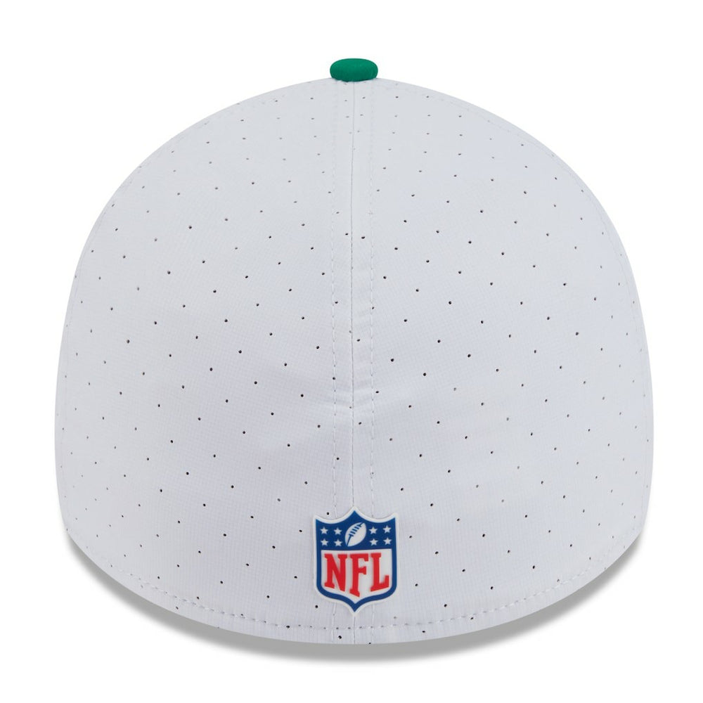 Philadelphia Eagles New Era 2025 NFL Training Camp Throwback Logo 39THIRTY Flex Hat