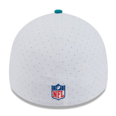 Miami Dolphins New Era 2025 NFL Training Camp Throwback Logo 39THIRTY Flex Hat