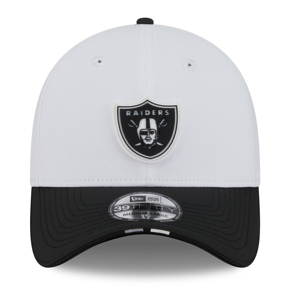 Las Vegas Raiders New Era 2025 NFL Training Camp 39THIRTY Flex Hat