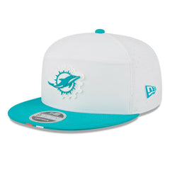 Miami Dolphins New Era 2025 NFL Training Camp Split Panel 9FIFTY Snapback Hat