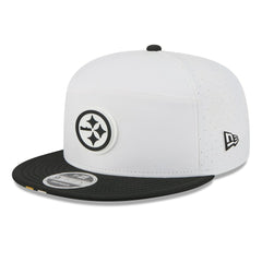 Pittsburgh Steelers New Era 2025 NFL Training Camp Split Panel 9FIFTY Snapback Hat