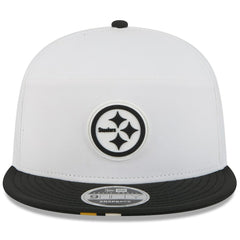 Pittsburgh Steelers New Era 2025 NFL Training Camp Split Panel 9FIFTY Snapback Hat