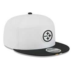 Pittsburgh Steelers New Era 2025 NFL Training Camp Split Panel 9FIFTY Snapback Hat