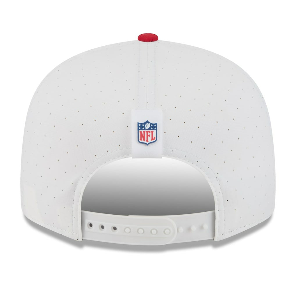 San Francisco 49ers New Era 2025 NFL Training Camp Split Panel 9FIFTY Snapback Hat
