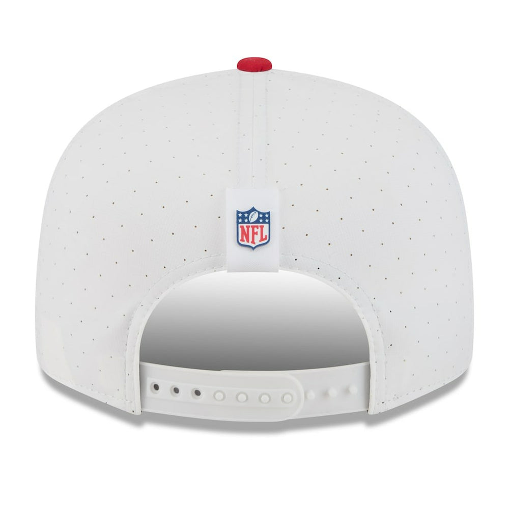 San Francisco 49ers New Era 2025 NFL Training Camp Split Panel 9FIFTY Snapback Hat