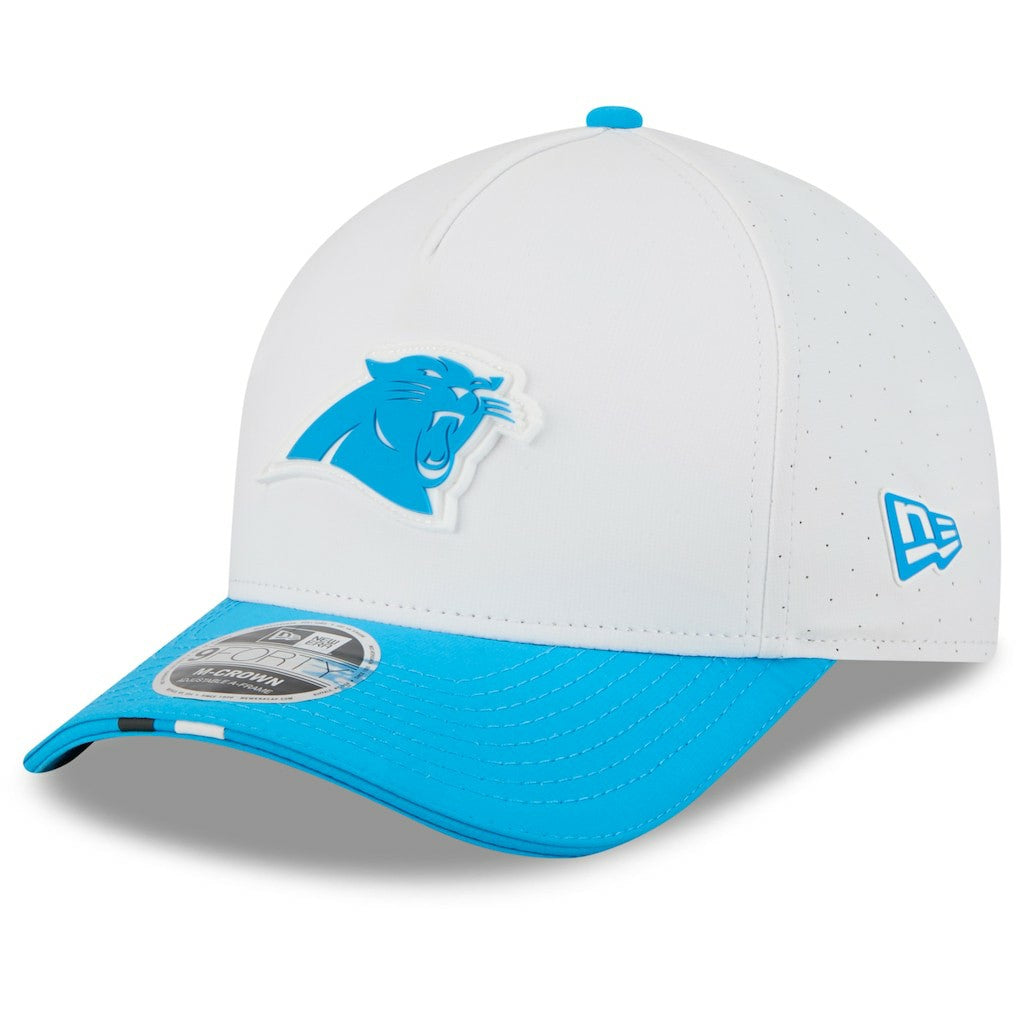 Carolina Panthers New Era 2025 NFL Training Camp A-Frame 9FORTY Adjustable Hat
