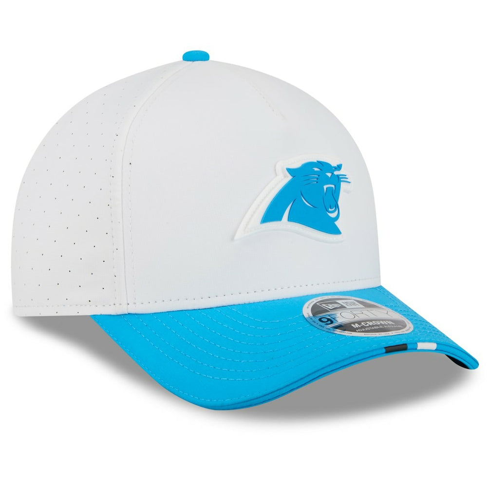 Carolina Panthers New Era 2025 NFL Training Camp A-Frame 9FORTY Adjustable Hat