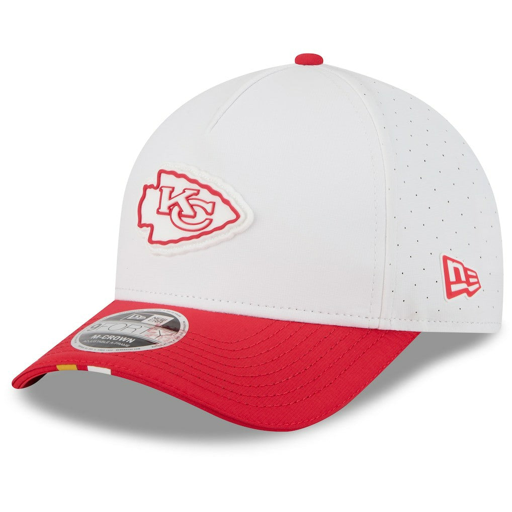 Kansas City Chiefs New Era 2025 NFL Training Camp A-Frame 9FORTY Adjustable Hat