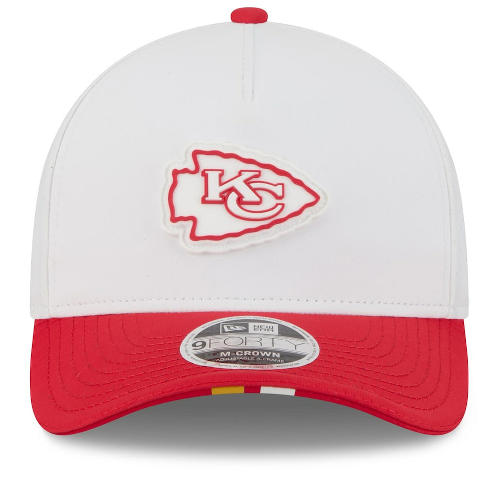 Kansas City Chiefs New Era 2025 NFL Training Camp A-Frame 9FORTY Adjustable Hat