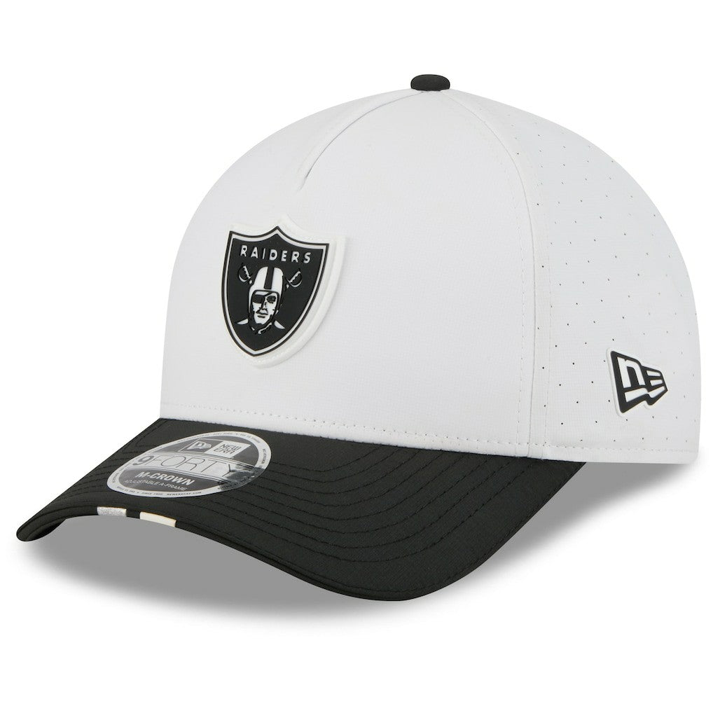 Las Vegas Raiders New Era 2025 NFL Training Camp A-Frame 9FORTY Adjustable Hat