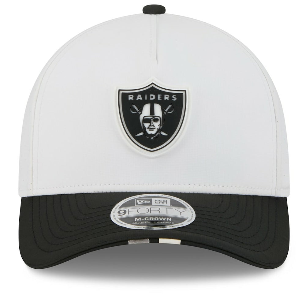 Las Vegas Raiders New Era 2025 NFL Training Camp A-Frame 9FORTY Adjustable Hat
