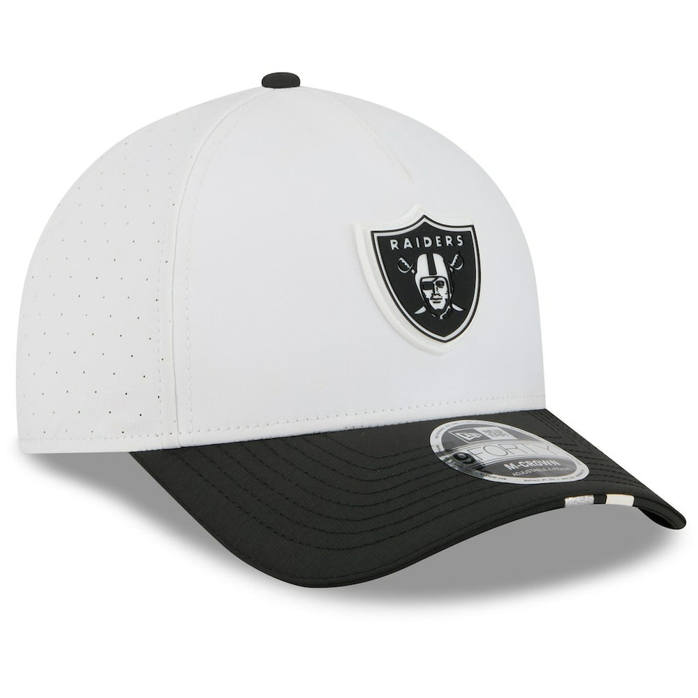 Las Vegas Raiders New Era 2025 NFL Training Camp A-Frame 9FORTY Adjustable Hat
