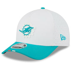 Miami Dolphins New Era 2025 NFL Training Camp A-Frame 9FORTY Adjustable Hat