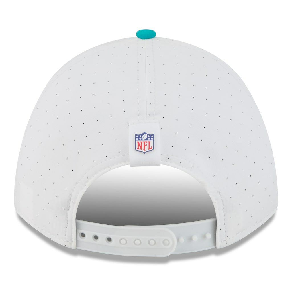 Miami Dolphins New Era 2025 NFL Training Camp A-Frame 9FORTY Adjustable Hat