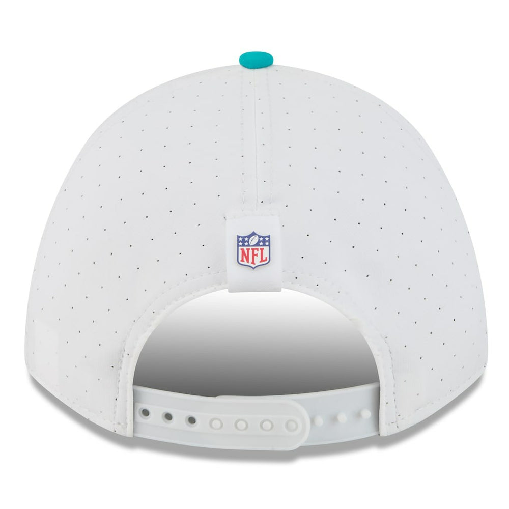 Miami Dolphins New Era 2025 NFL Training Camp A-Frame 9FORTY Adjustable Hat