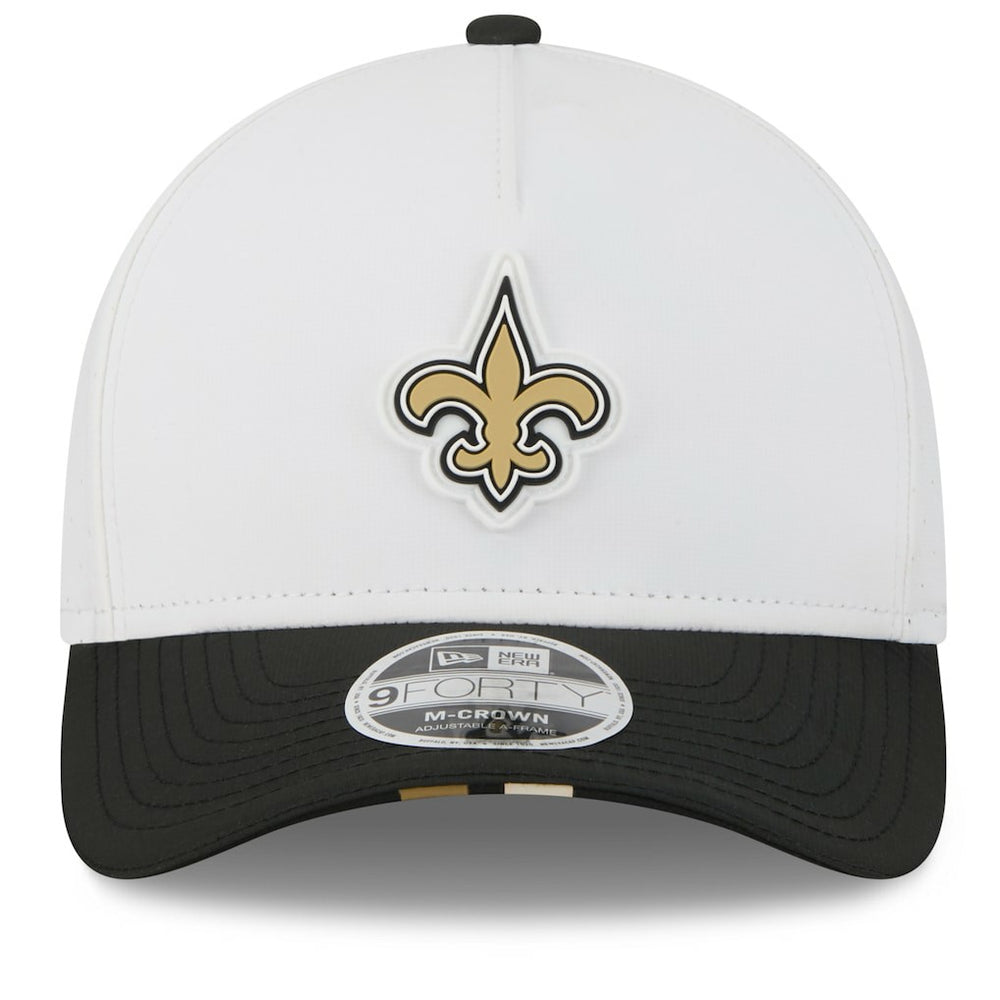 New Orleans Saints New Era 2025 NFL Training Camp A-Frame 9FORTY Adjustable Hat