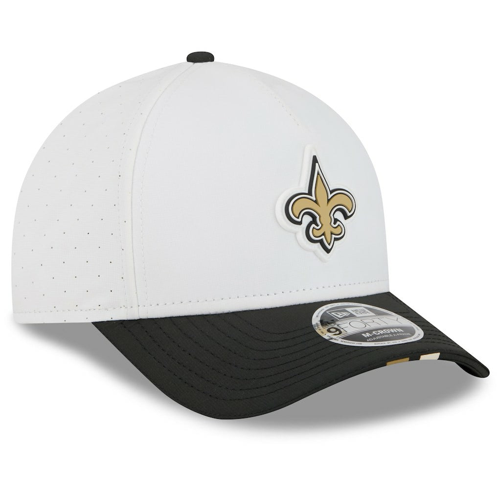 New Orleans Saints New Era 2025 NFL Training Camp A-Frame 9FORTY Adjustable Hat